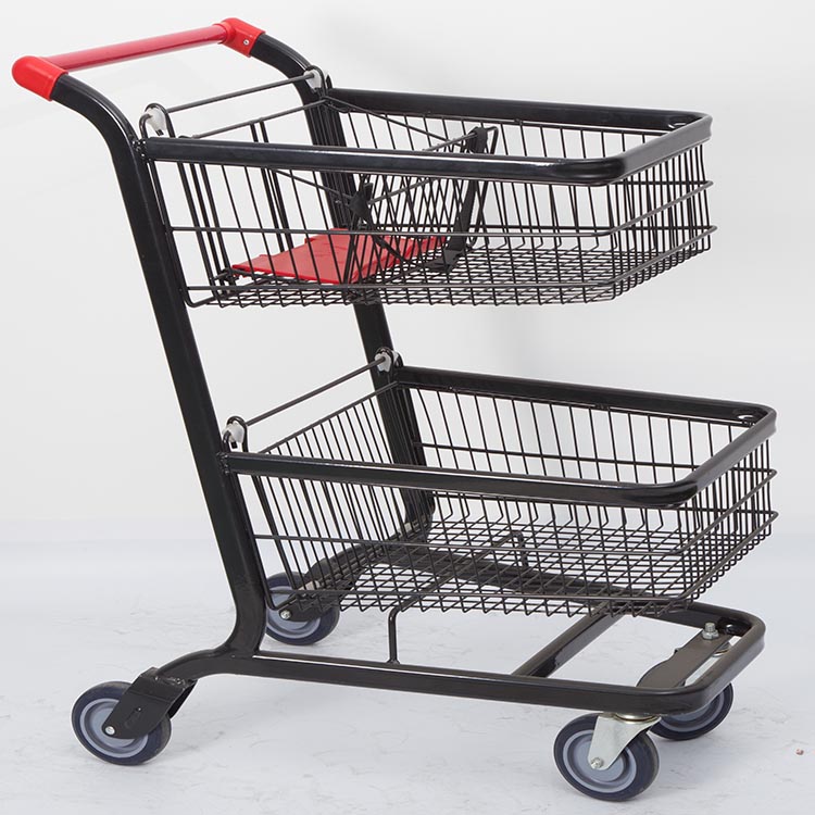 Home Improvement Stores - 2 Tier Trolley Cart Double Commercial