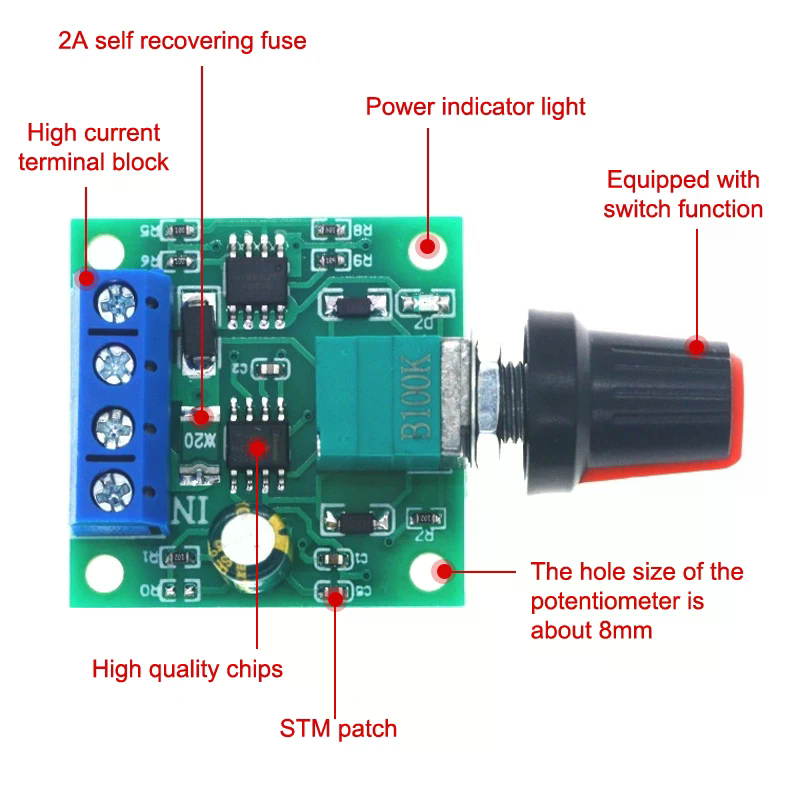 1Pcs Adjustable Speed DC Motor - Home Improvement In review and price