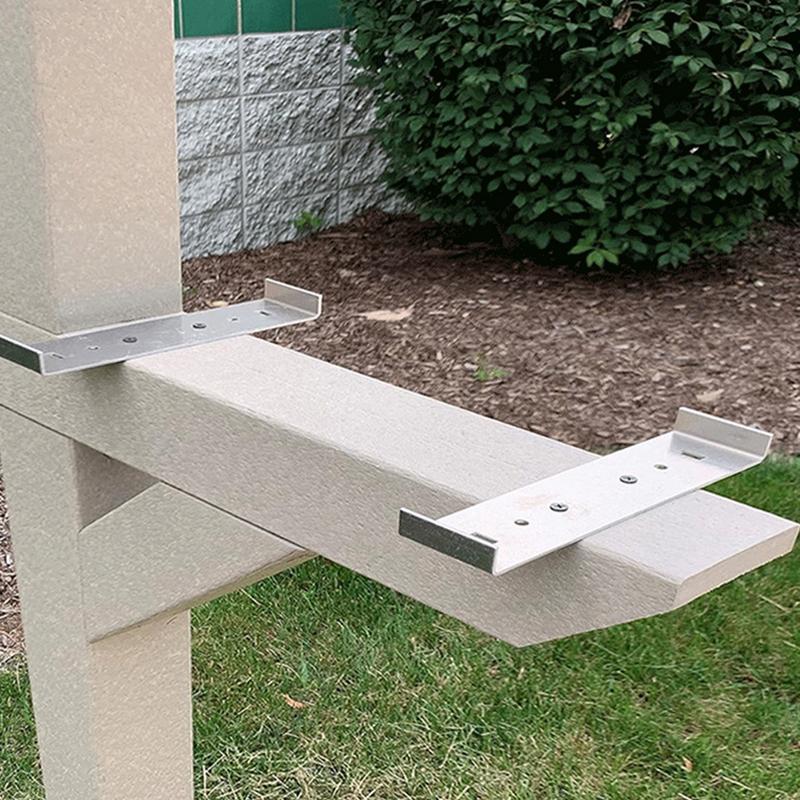 Mailbox Post Kit 2 Pieces Alum - Home Improvement And Tools review and price