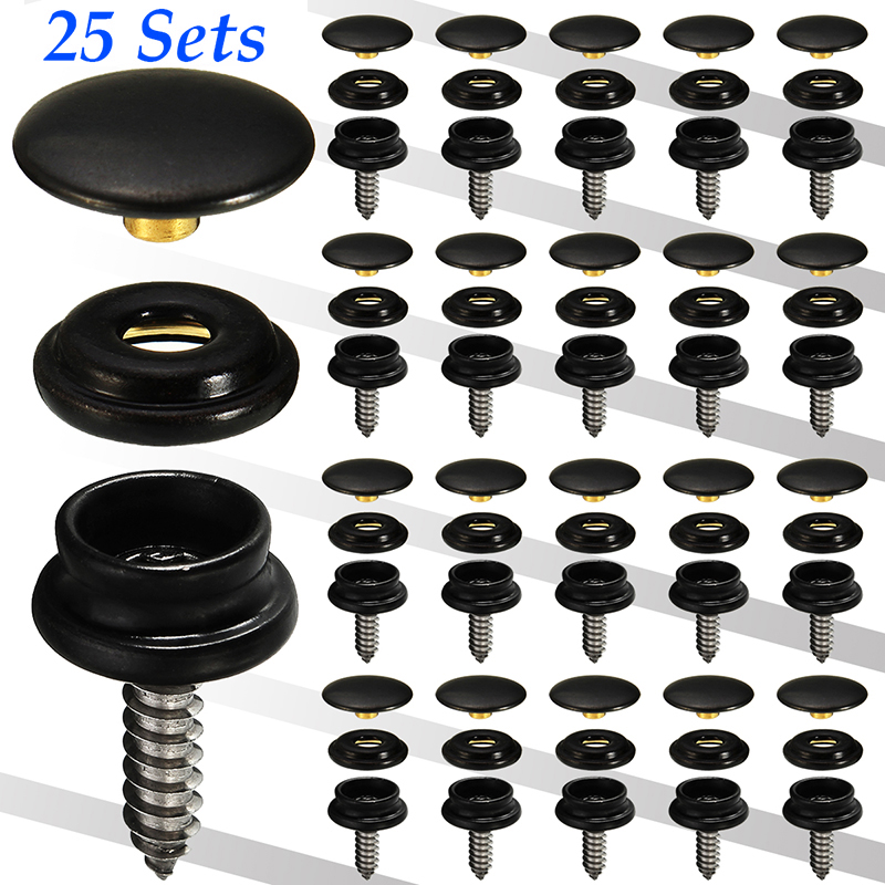 75pcs/set Snap Fastener Button - Home Improvement Stores review and price