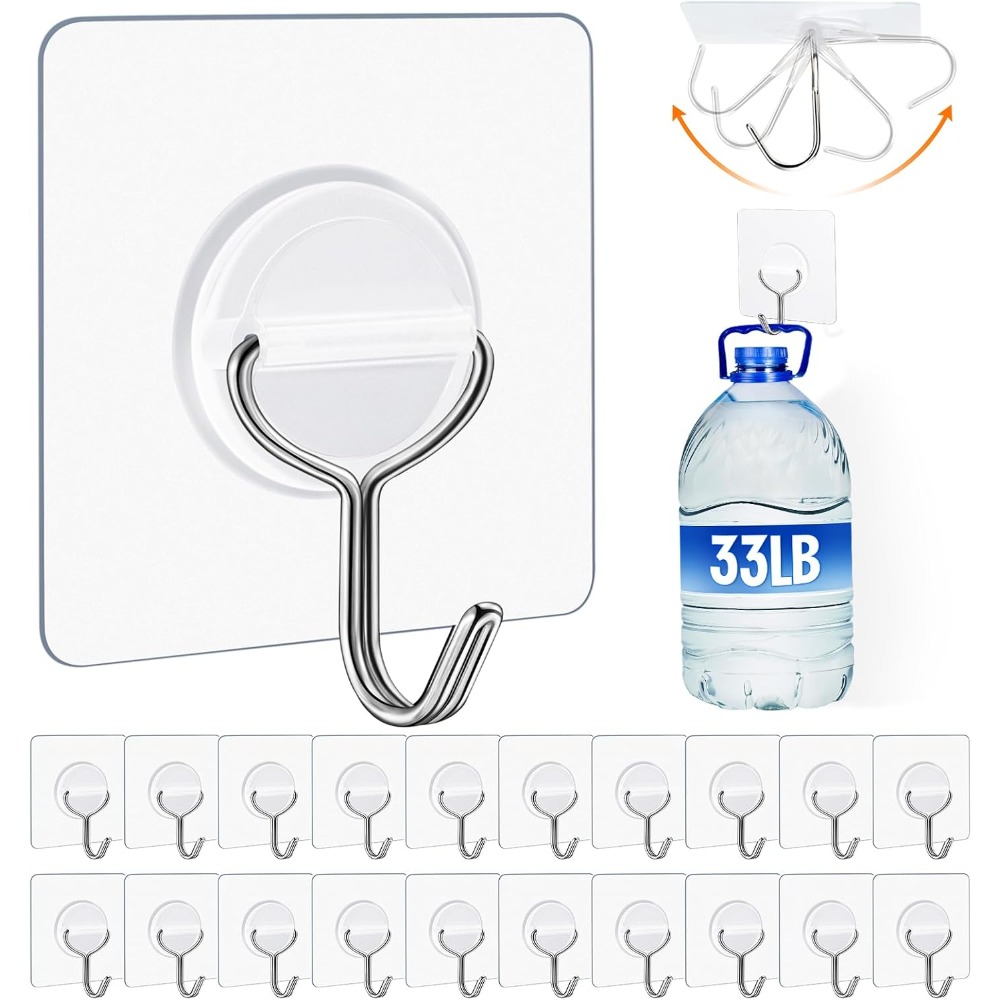 Heavy Duty Adhesive Wall Hooks - Home Improvement In review and price