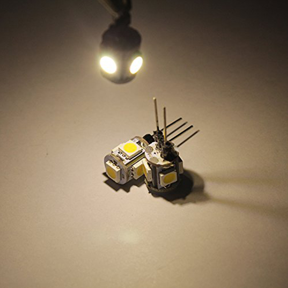 10pcs DC12V G4 5050 5 SMD LED  - Home Improvement Cars review and price