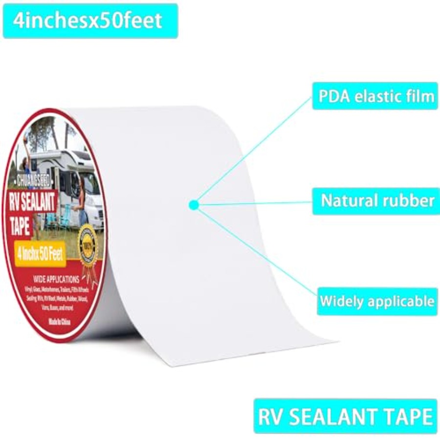 RV Roof Tape White,,RV Sealant - Roof Sealant Patch review and price