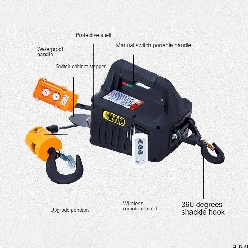 500Kg Portable Crane Electric  - Home Improvement Cars review and price